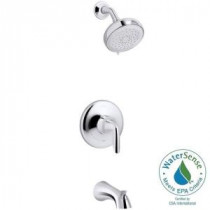 Willamette Single-Handle 3-Spray Tub and Shower Faucet in Polished Chrome