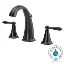 Montbeliard 8 in. Widespread 2-Handle Mid-Arc Bathroom Faucet in Oil Rubbed Bronze