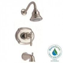 Lyndhurst WaterSense Single-Handle 1-Spray Tub and Shower Faucet in Brushed Nickel