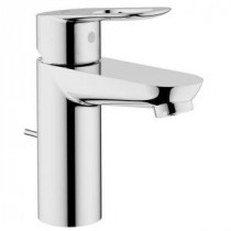 BauLoop Basin Mixer 4 in. Centerset Single Handle OHM Bathroom Faucet in StarLight Chrome with Pop-Up