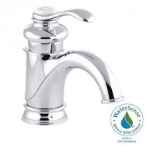 Fairfax Single Hole Single Handle Low-Arc Bathroom Faucet with Lever Handle in Polished Chrome