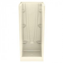 A2 32 in. x 32 in. x 76 in. Shower Stall in Biscuit