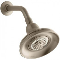 Bancroft 3-Spray 5-15/16 in. Raincan Multi-Functional Showerhead in Vibrant Brushed Bronze