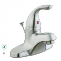 4 in. Centerset 1-Handle Bathroom Faucet in Brushed Nickel