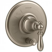 Artifacts 1-Handle Rite-Temp Pressure Balancing Valve Trim Kit in Vibrant Brushed Bronze (Valve Not Included)