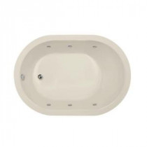 Valencia 5 ft. Reversible Drain Whirlpool and Air Bath Tub in Biscuit