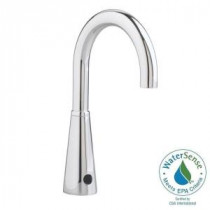 Selectronic Proximity Plug-In AC Powered Single Hole Touchless Bathroom Faucet with Gooseneck Spout in Polished Chrome