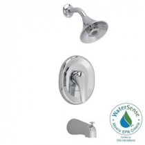 Seva 1-Handle Tub and Shower Faucet Trim Kit in Polished Chrome (Valve Sold Separately)