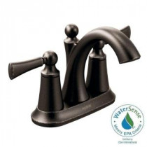 Wynford 4 in. Centerset 2-Handle High-Arc Bathroom Faucet in Oil Rubbed Bronze