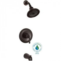 Devonshire 1-Handle Rite-Temp Tub and Shower Faucet Trim Kit in Oil-Rubbed Bronze (Valve Not Included)