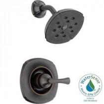 Addison 1-Handle 1-Spray Shower Faucet Trim Kit Only in Venetian Bronze Featuring H2Okinetic (Valve Not Included)