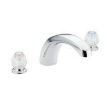 Chateau 2-Handle Non-Deck Plate Roman Tub Faucet in Chrome (Valve Sold Separately)