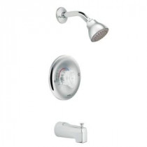 Chateau Posi-Temp Single-Handle 1-Spray Tub and Shower Faucet in Chrome (Valve not included)