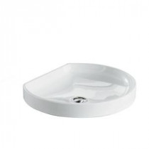 WaterCove Wading Pool Vessel Sink in White