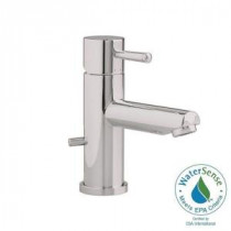 Serin Single Hole Single Handle Low-Arc Bathroom Faucet with Speed Connect Drain in Satin Nickel