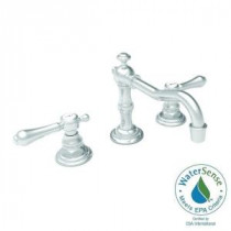Chesterfield 8 in. Widespread 2-Handle Bathroom Faucet in Polished Nickel