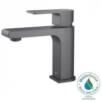 Monty Single Hole 1-Handle 1.2 GPM CALGreen Bathroom Faucet in Matte Black