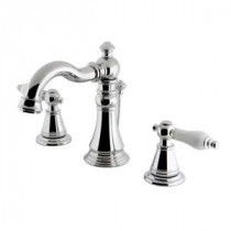 Classic 8 in. Widespread 2-Handle High-Arc Bathroom Faucet in Polished Chrome