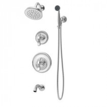 Winslet Single-Handle 1-Spray Tub and Shower Faucet with Hand Shower System in Chrome