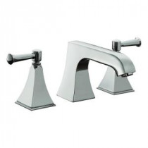 Memoirs 8 in. 2-Handle Bathroom Faucet in Polished Chrome with Stately Design and Lever Handles (Valve not included)