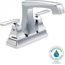 Ashlyn 4 in. Centerset 2-Handle High-Arc Bathroom Faucet in Chrome