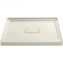 Archer 42 in. x 42 in. Single Threshold Shower Base in Biscuit