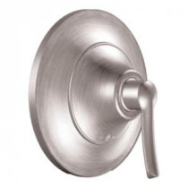 Fina 1-Handle Posi-Temp Tub and Shower Handle Trim in Brushed Nickel (Valve Sold Separately)
