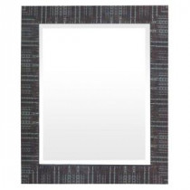 Mirror Wood Frame in Brown Texture