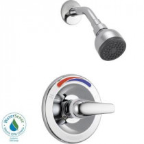 1-Handle Shower Faucet Trim Kit in Chrome (Valve Not Included)