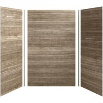 Choreograph 60in. X 42 in. x 96 in. 5-Piece Shower Wall Surround in VeinCut Sandbar for 96 in. Showers