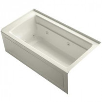 Archer 5 ft. Whirlpool Tub in Biscuit