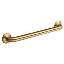 Traditional 18 in. Concealed Screw Grab Bar in Vibrant Brushed Bronze