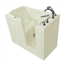Exclusive Series 48 in. x 28 in. Walk-In Air Bath Tub with Quick Drain in Linen