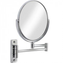 Cosmo 8 in. x 8 in. Wall Mirror in Chrome