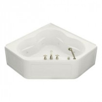 Tercet 5 ft. Whirlpool Tub with Left-Hand Drain in White