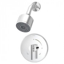 Dia 1-Handle Shower Faucet System in Chrome