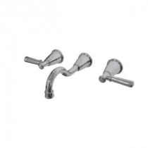 Artistry 2-Handle Wall Mount Bathroom Faucet in Chrome