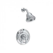 Portsmouth 1-Handle Shower Only Faucet Trim Kit with Round Escutcheon in Polished Chrome (Valve Sold Separately)