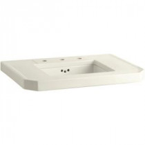 Kathryn 22 in. Console Sink Basin in Biscuit