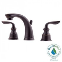 Avalon 8 in. Widespread 2-Handle High-Arc Bathroom Faucet in Tuscan Bronze