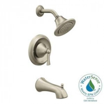Wynford Single-Handle 1-Spray Posi-Temp Tub and Shower Faucet Trim Kit in Brushed Nickel (Valve Sold Separately)