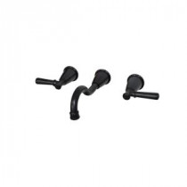 Artistry 2-Handle Wall Mount Bathroom Faucet in Oil Rubbed Bronze