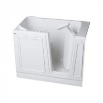 Acrylic Standard Series 48 in. x 28 in. Walk-In Whirlpool and Air Bath Tub in White