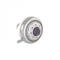 6-Spray 3.5 in. Fixed Sensations HydroSpin Showerhead in Chrome