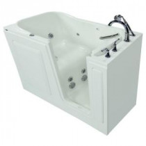 Exclusive Series 60 in. x 30 in. Walk-In Whirlpool Tub with Quick Drain in White