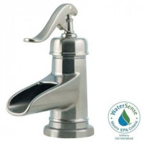 Ashfield 4 in. Centerset Single-Handle High-Arc Bathroom Faucet in Brushed Nickel