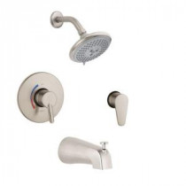 Focus S Shower System Combo in Brushed Nickel