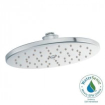 Waterhill 1-Spray 10 in. Eco-Performance Rainshower Showerhead Featuring Immersion in Chrome