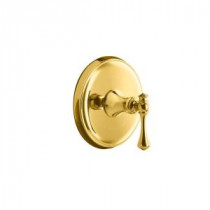 Revival 1-Handle Thermostatic Valve Trim Kit in Vibrant Polished Brass (Valve Not Included)