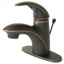 Vantage Collection 4 in. Centerset 1-Handle Bathroom Faucet with Pop-Up Drain in Oil Rubbed Bronze